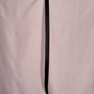 D Vincent Milano Brown Synthetic Leather Belt Size L 42 Silver Buckle